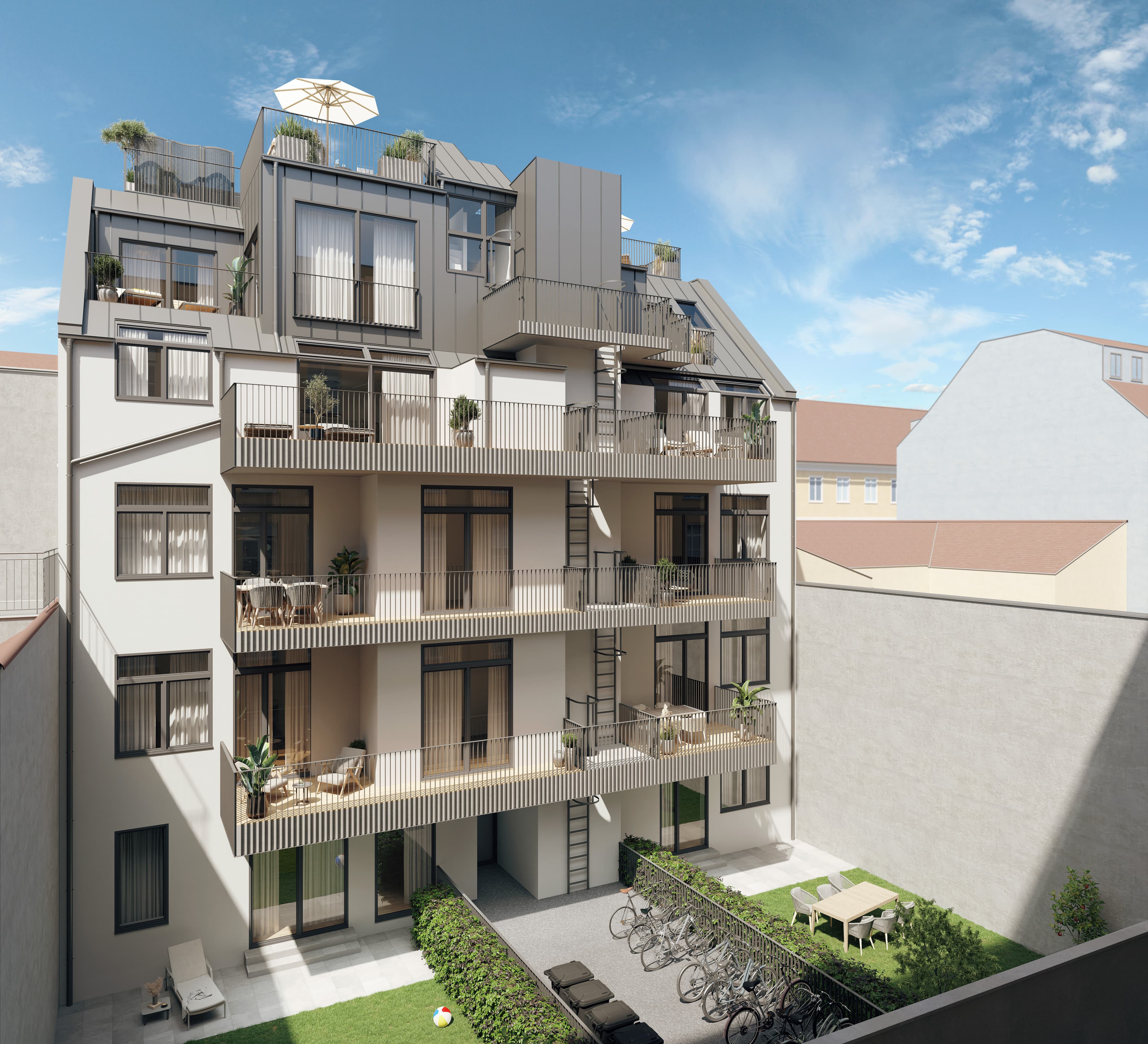 BISCHOFFGASSE 11 - Wohnung im Balkon im Dachgeschoss!