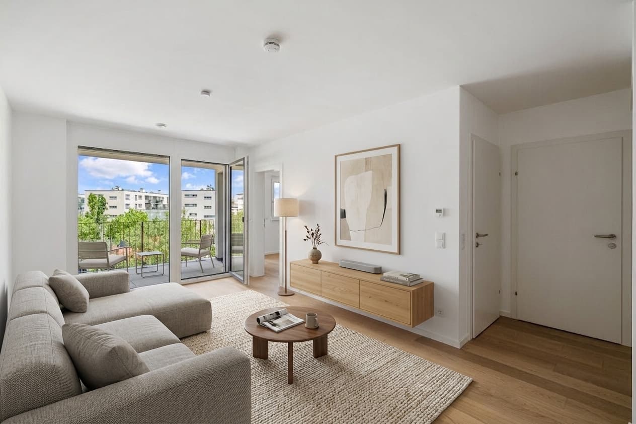 Provisionsfrei! 2 - Zimmer Wohnung im Erstbezug mit Loggia