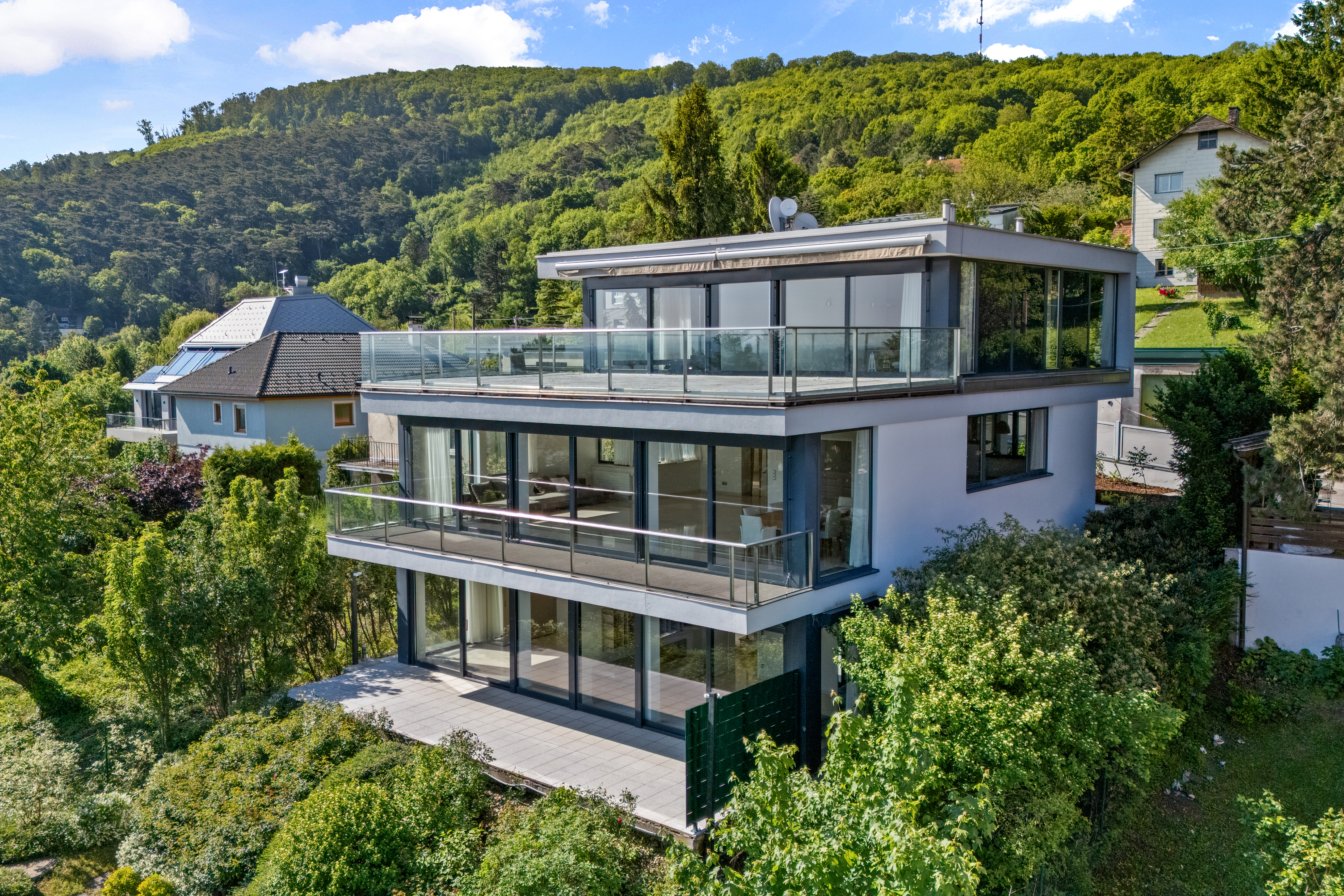 Puristische Architektur & Weitblick in Klosterneuburg