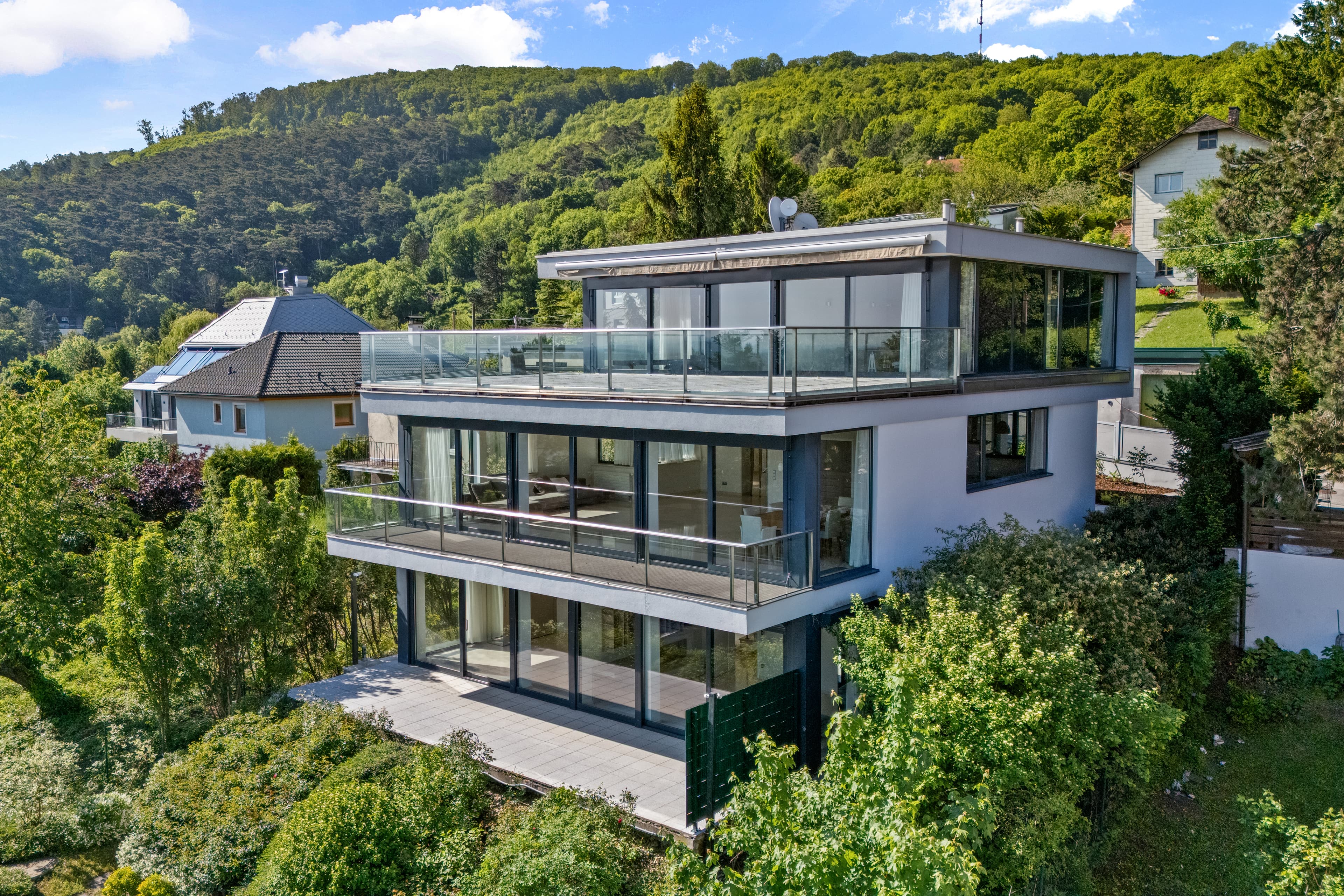 Puristische Architektur & Weitblick in Klosterneuburg