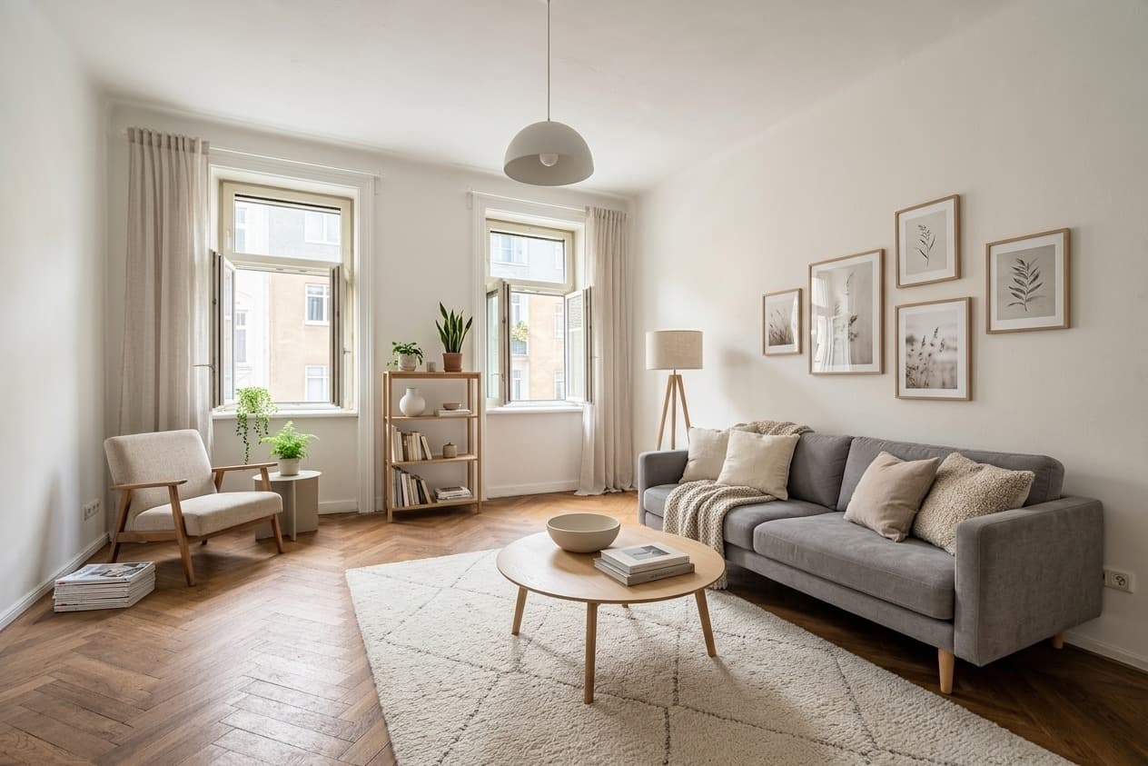 3 Zimmer Altbauwohnung nahe Augarten zur Sanierung