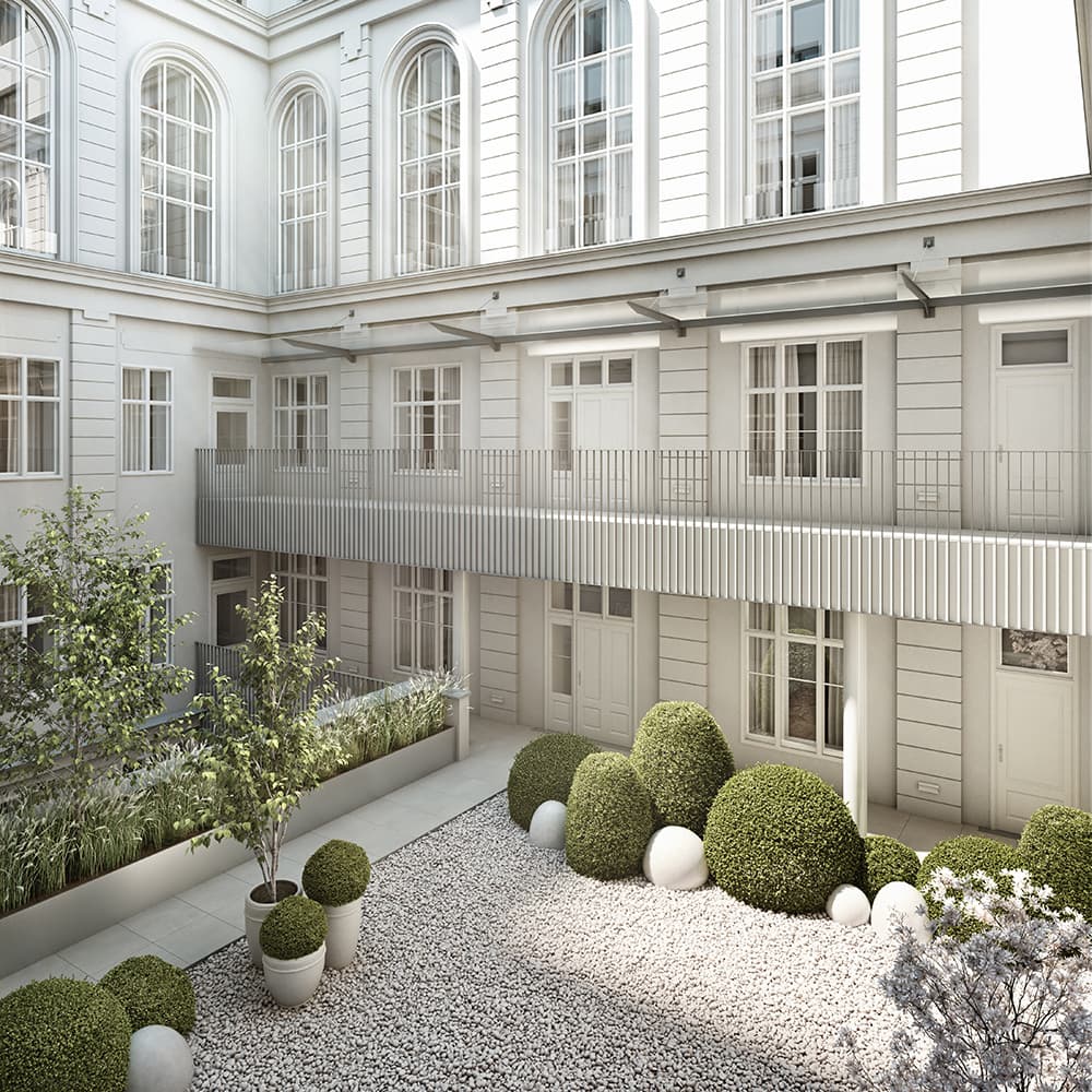 Berggasse 35 Innenhof