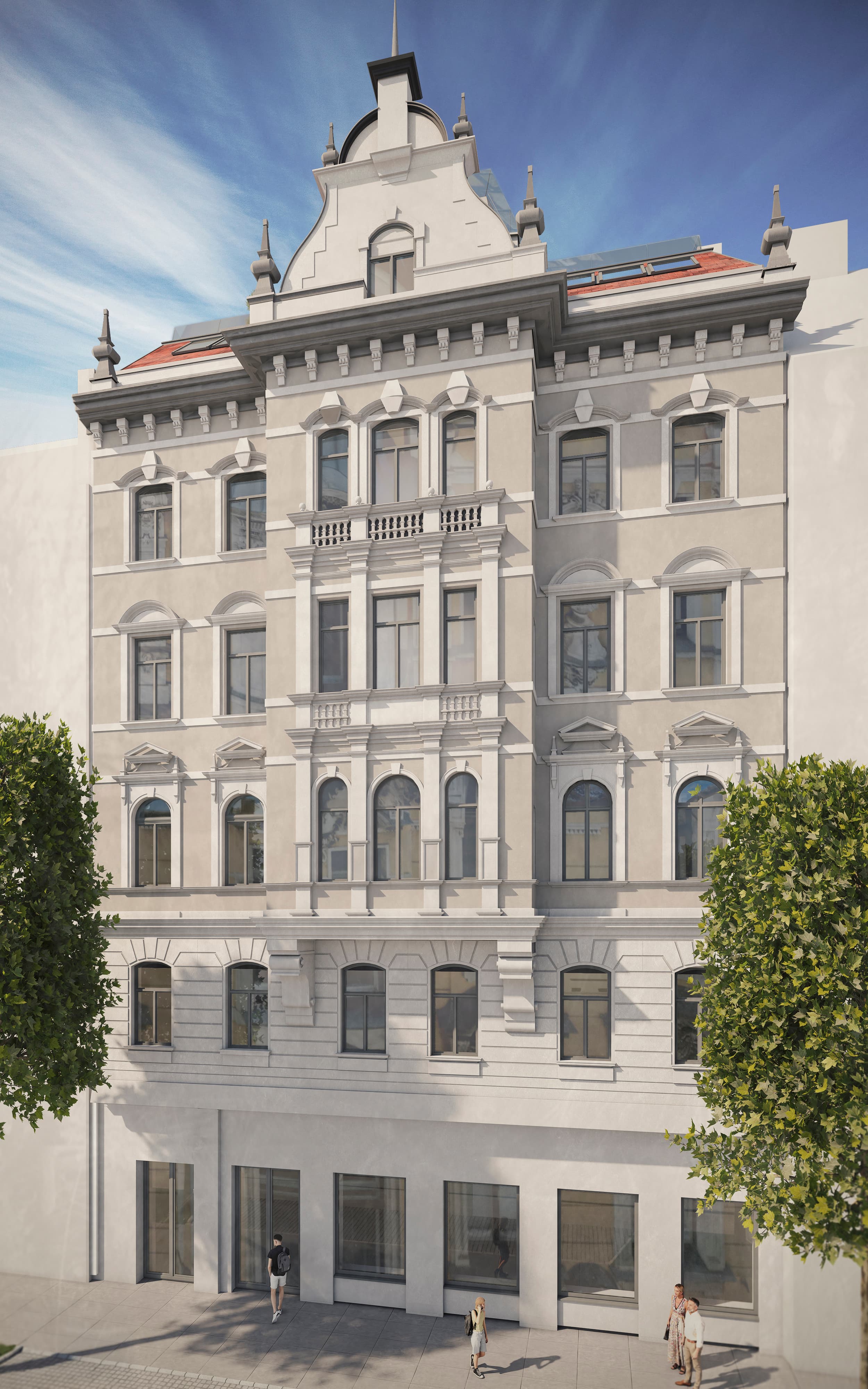 Lerchenfelderstraße Visualisierung außen